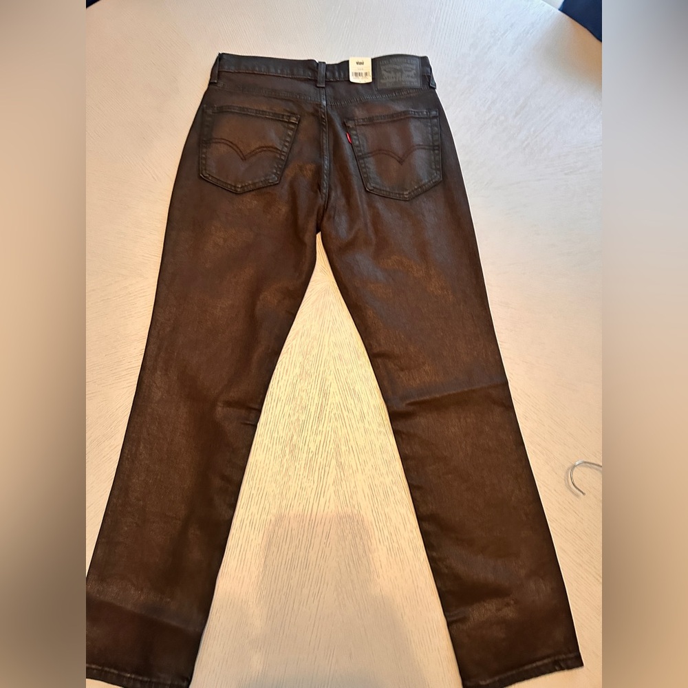 Levis 511 Coated Moto Jeans Waxed Bikercore 31x30 NWT - Picture 6 of 12
